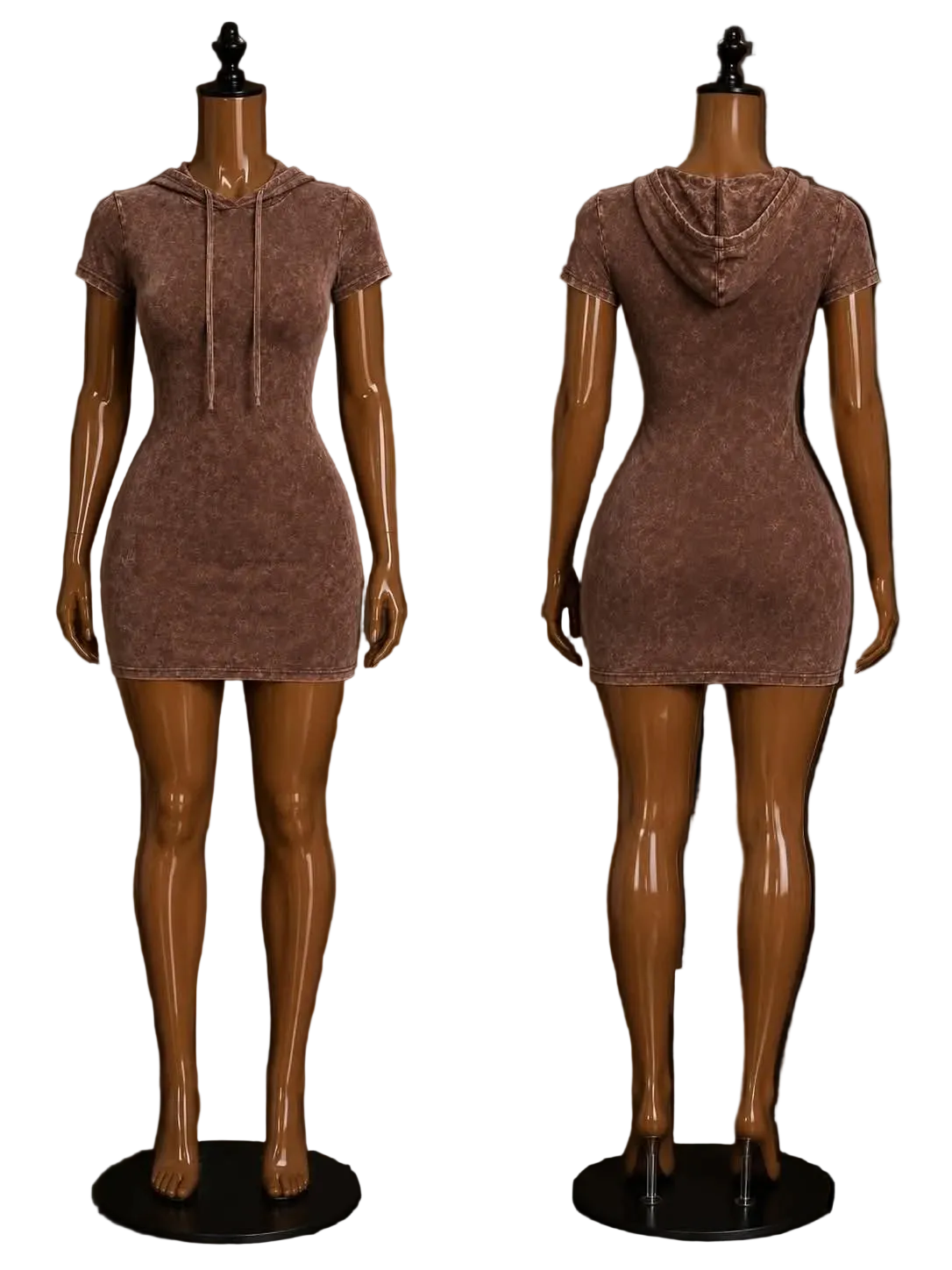 Mocha Mood Hooded Dress