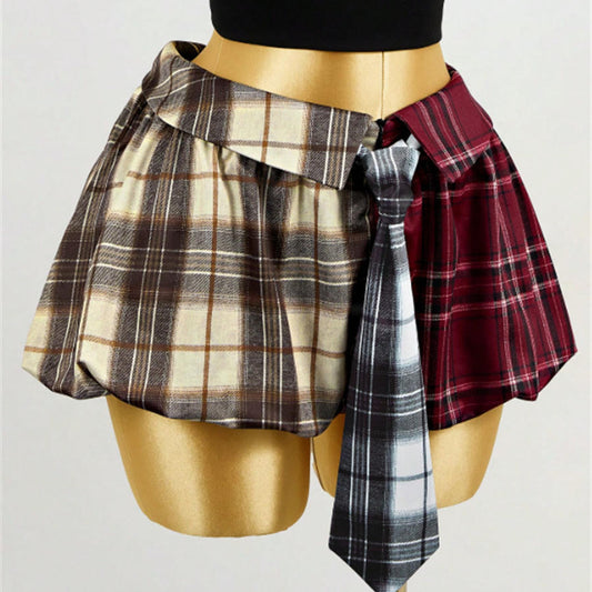 Prep School Plaid Skirt