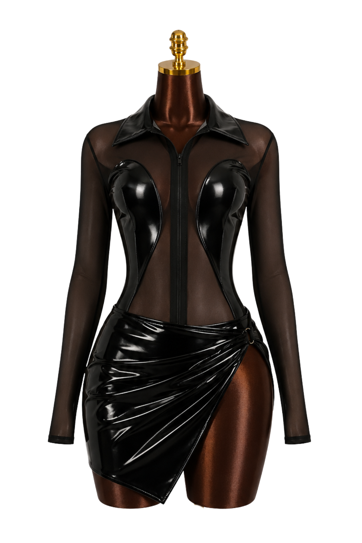 Midnight Sheer Body suit set